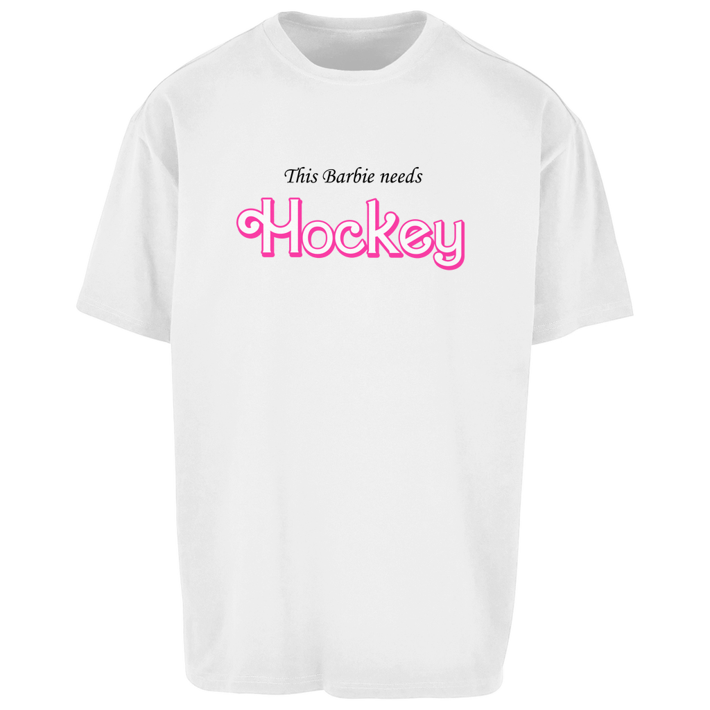 Oversize T-Shirt BARBIE NEEDS HOCKEY