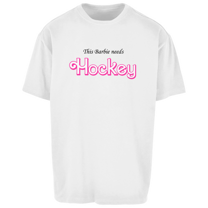 Oversize T-Shirt BARBIE NEEDS HOCKEY