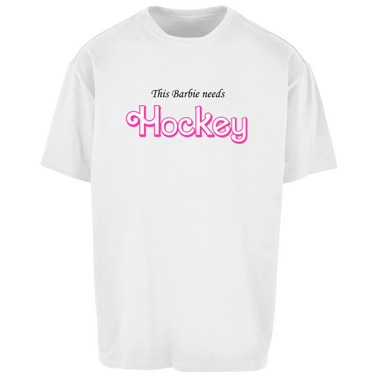 Oversize T-Shirt BARBIE NEEDS HOCKEY
