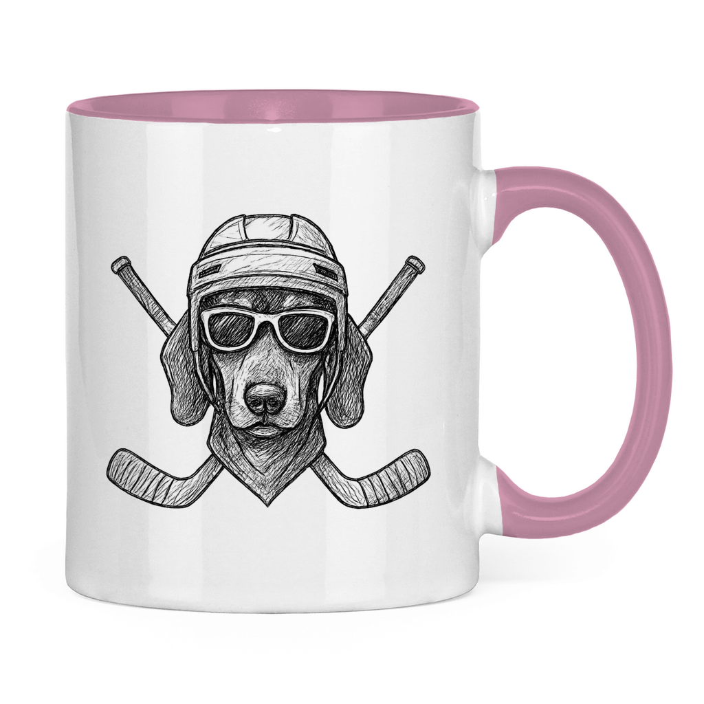 Tasse zweifarbig COOL HOCKEYDOG