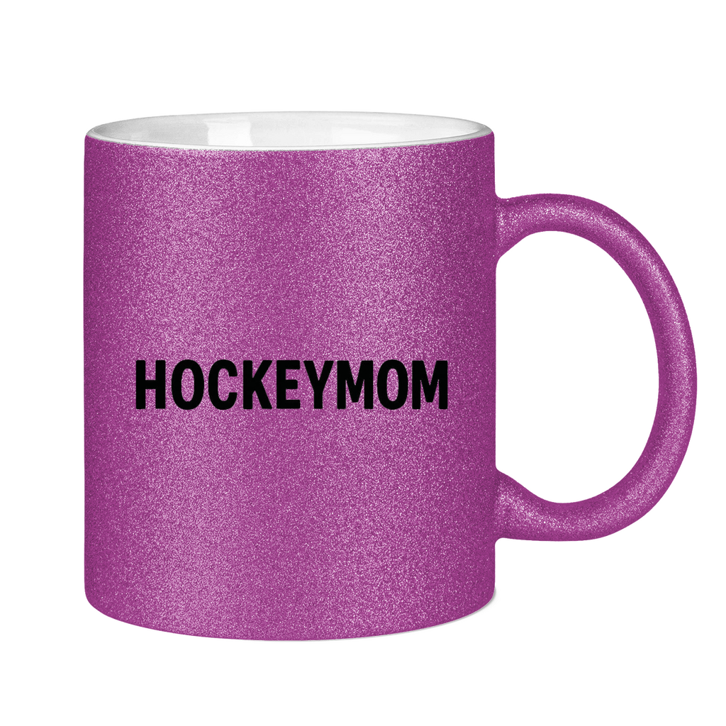 Glitzertasse HOCKEYMOM BRAIN