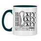 Tasse zweifarbig HOCKEY MODERN