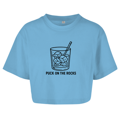 Ladies Crop Top PUCK ON THE ROCKS