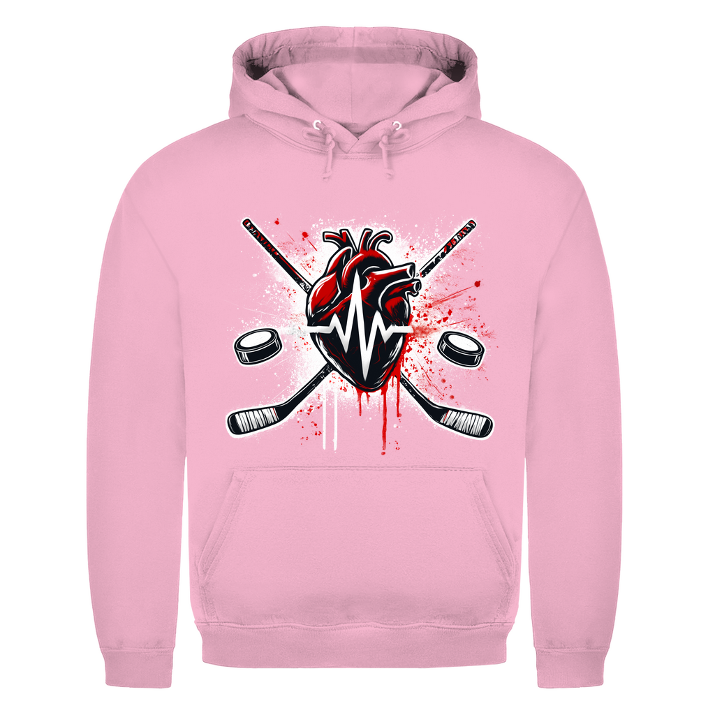 Unisex Hoodie HOCKEY HEARTBEAT