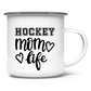 Emaille Tasse HOCKEY MOM LIFE