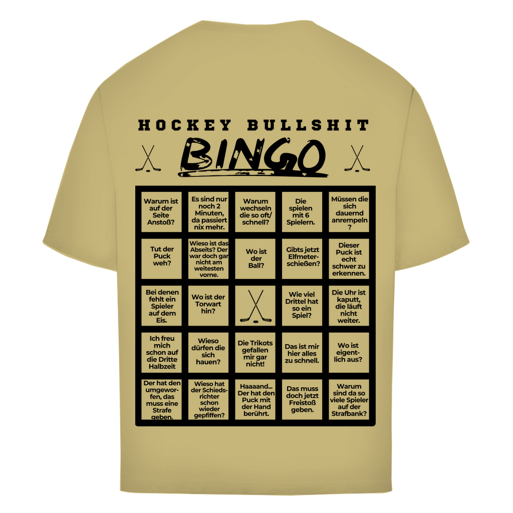 Oversize T-Shirt BULLSHIT BINGO (back)