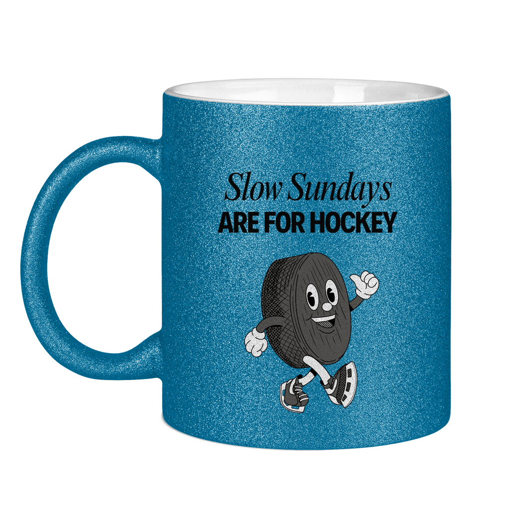 Glitzertasse SLOW SUNDAYS