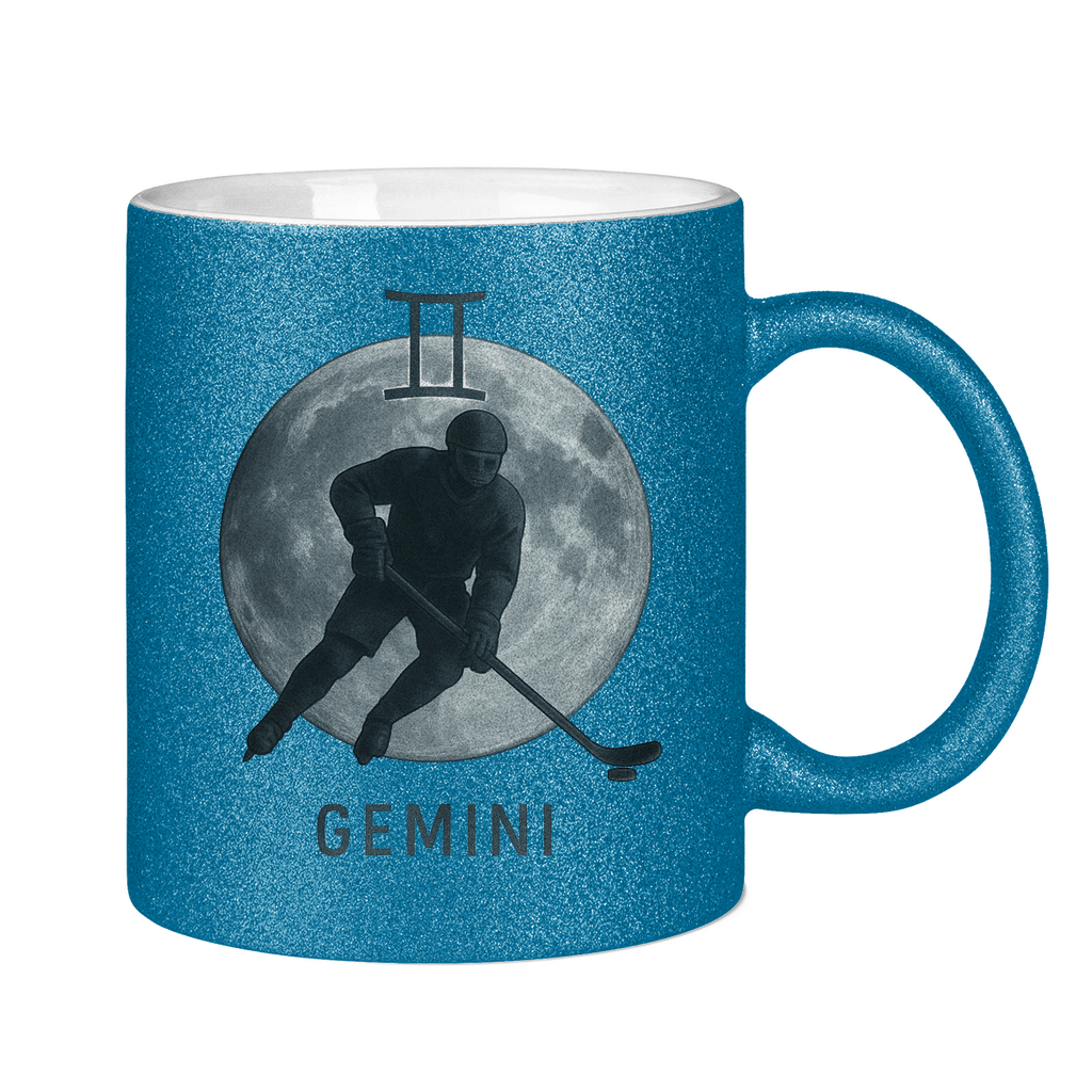 Glitzertasse STERNZEICHEN GEMINI / ZWILLING
