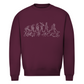 Unisex Sweatshirt BORN TO HOCKEY EVULUTION