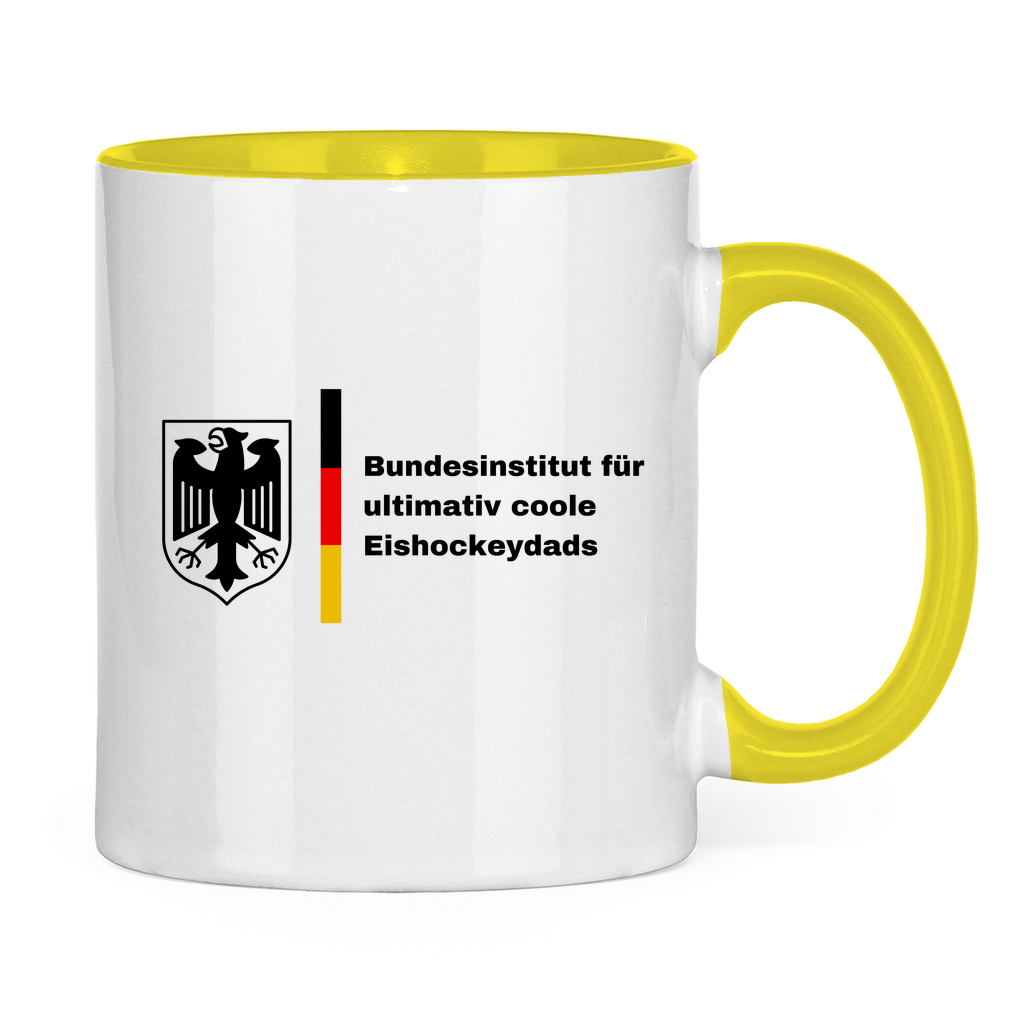 Tasse zweifarbig BUNDESINSTITUT HOCKEYDAD