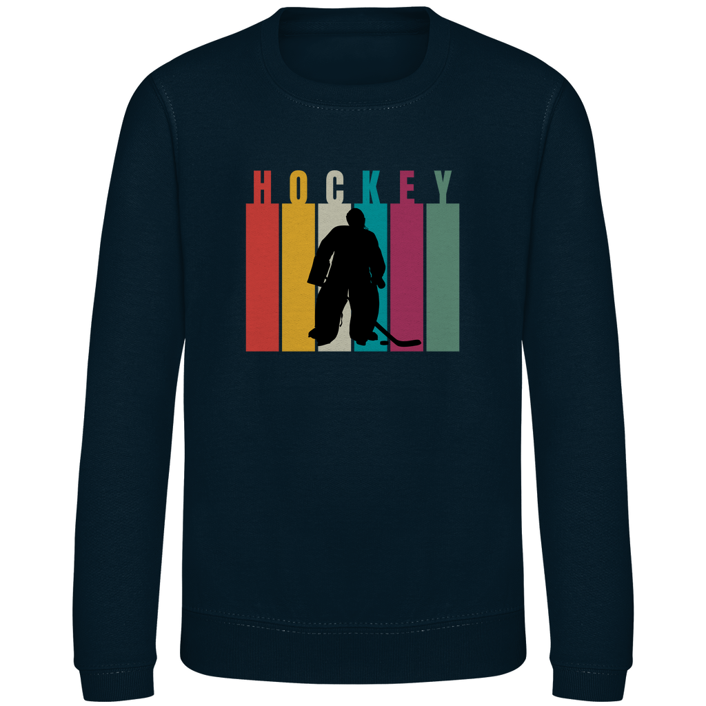 Kids Sweatshirt COLOURFUL HOCKEY GOALIE