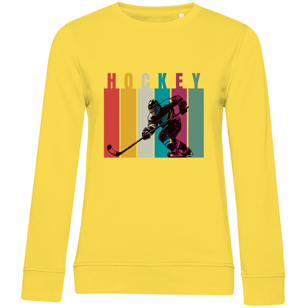 Ladies Sweatshirt COLOURFUL HOCKEYPLAYER