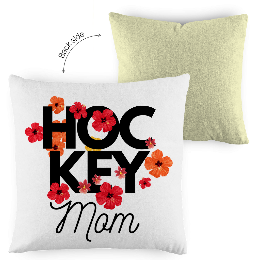 Kopfkissen zweifarbig HOCKEYMOM FLOWERS