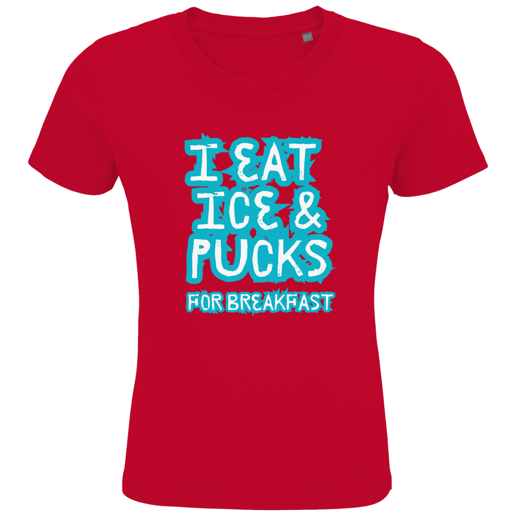 Kids T-Shirt ICE & PUCKS FOR BREAKFAST