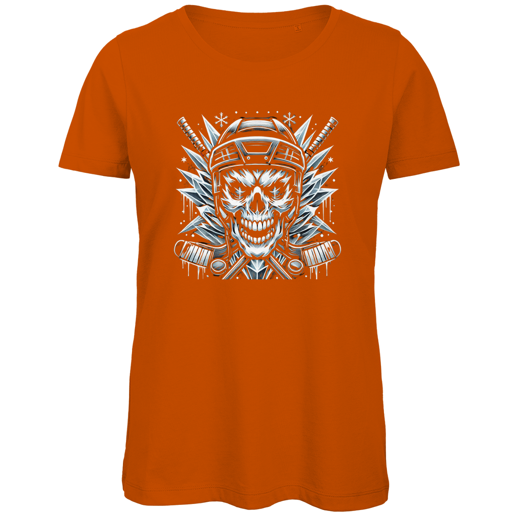 Ladies T-Shirt HOCKEY SKULL