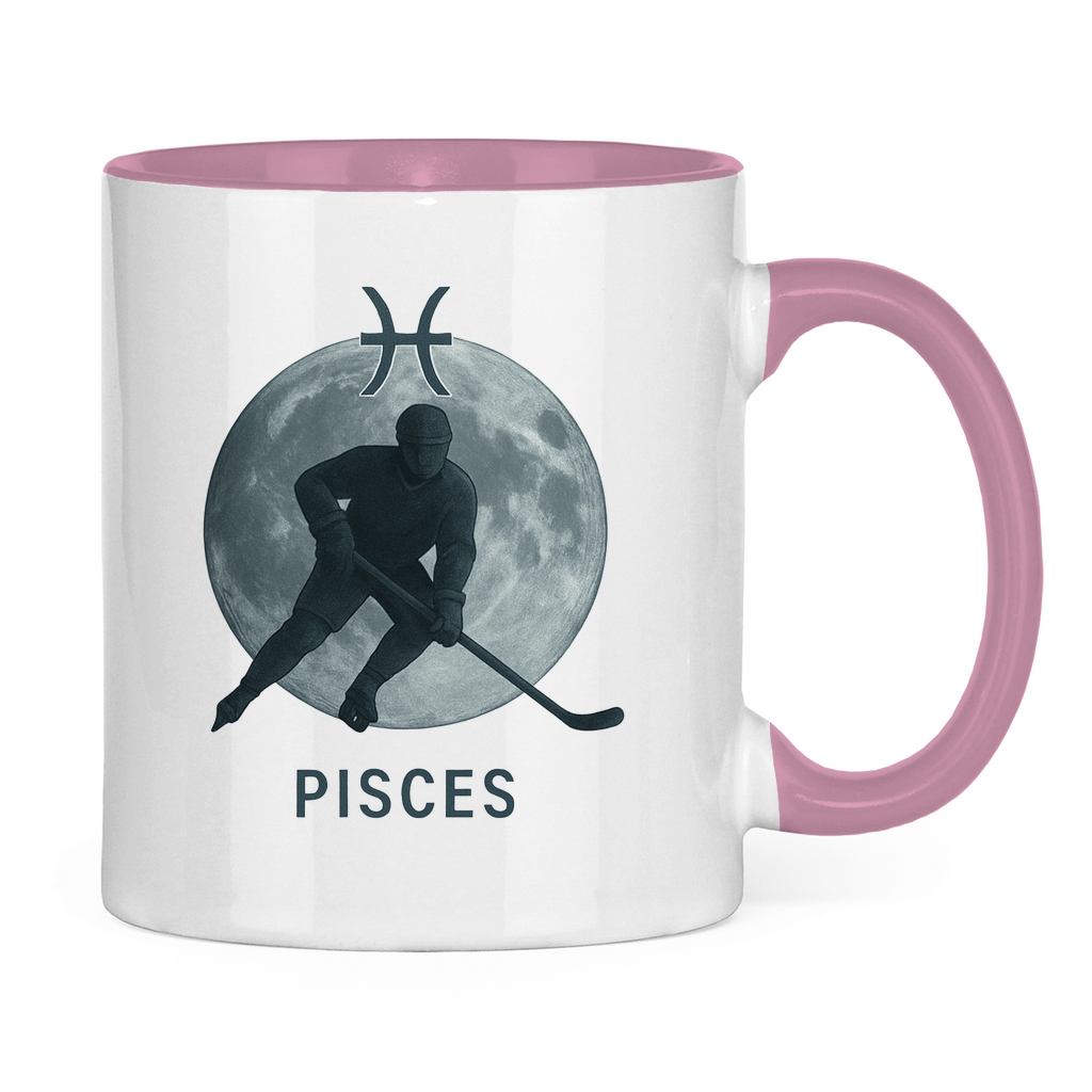 Tasse zweifarbig STERNZEICHEN PISCES / FISCH