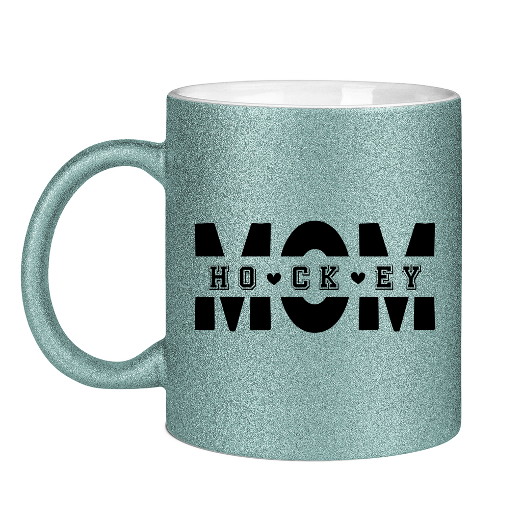 Glitzertasse HOCKEYMOM