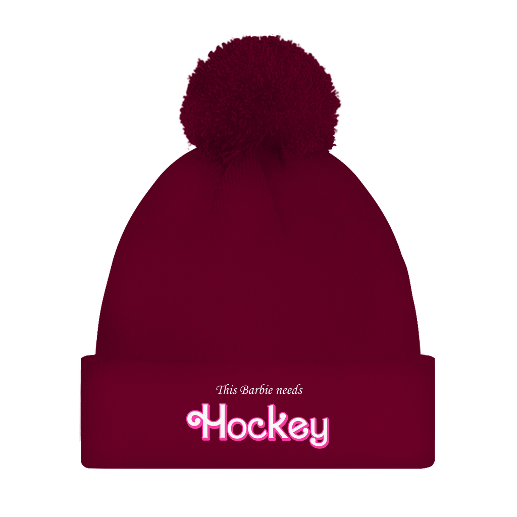 Bommelmütze BARBIE NEEDS HOCKEY