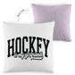 Kopfkissen zweifarbig HOCKEY IS MY GIRLFRIEND