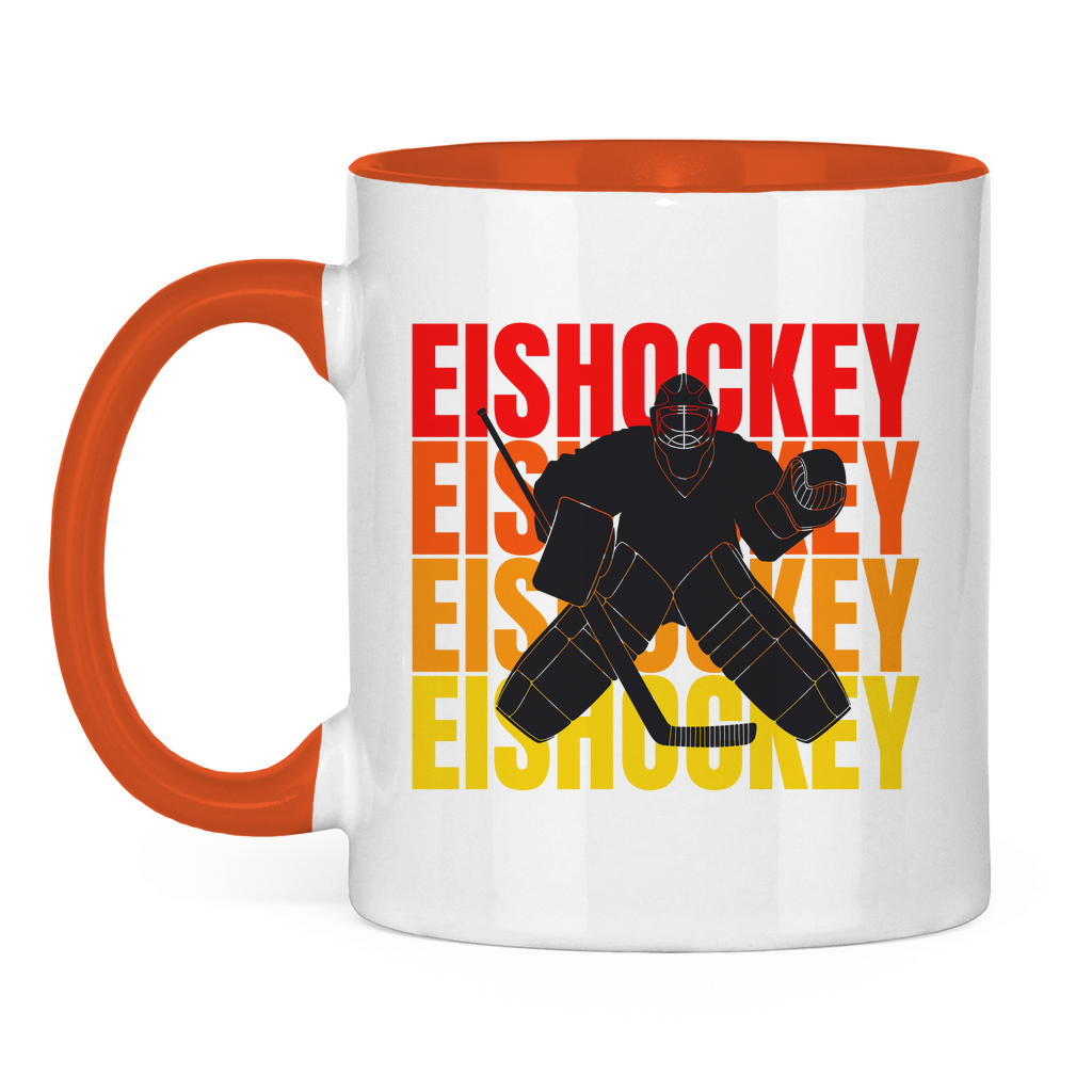 Tasse zweifarbig EISHOCKEY GOALIE