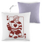 Kopfkissen zweifarbig HOCKEY HERZKÖNIG