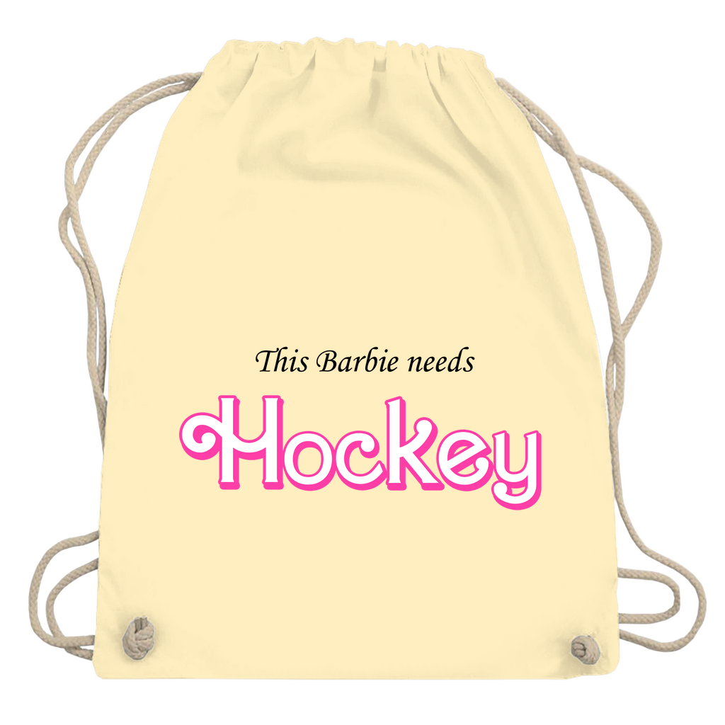 Turnbeutel BARBIE NEEDS HOCKEY