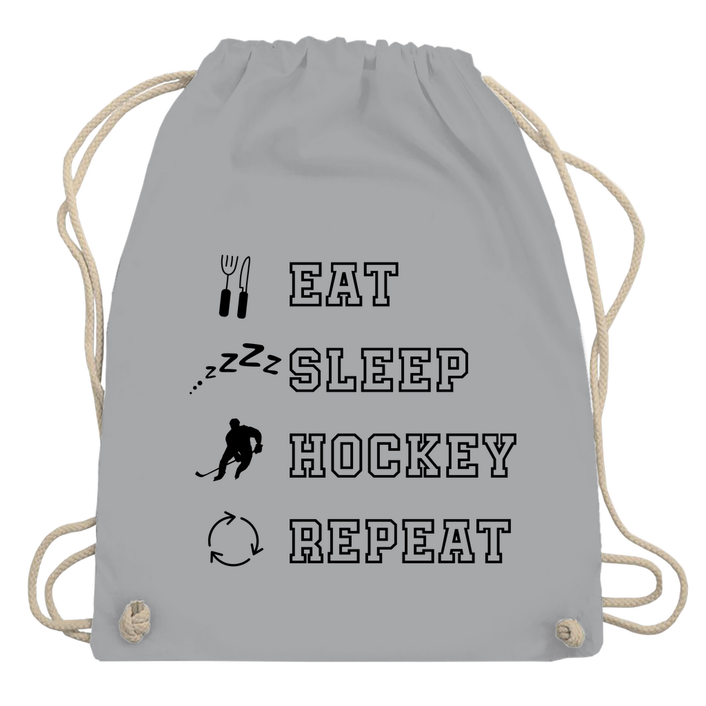 Turnbeutel EAT, SLEEP REPEAT