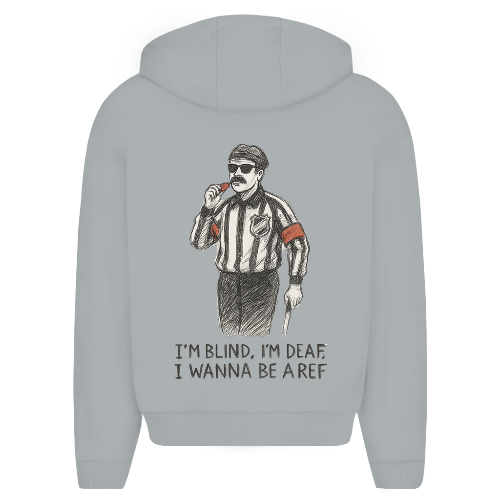 Oversize Zipper WANNA BE A REF (front&back)