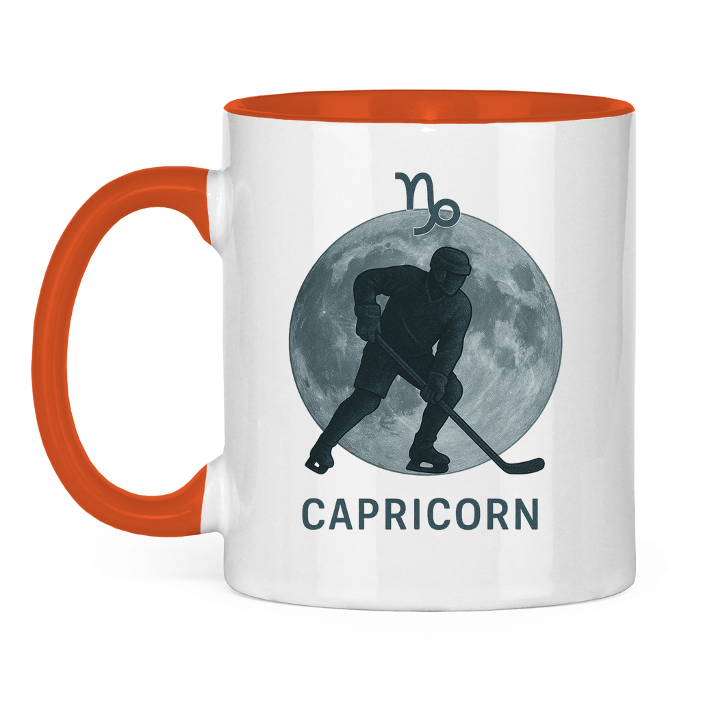 Tasse zweifarbig STERNZEICHEN CAPRICORN / STEINBOCK