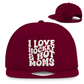 Snapback I LOVE HOCKEY & HOT MOMS