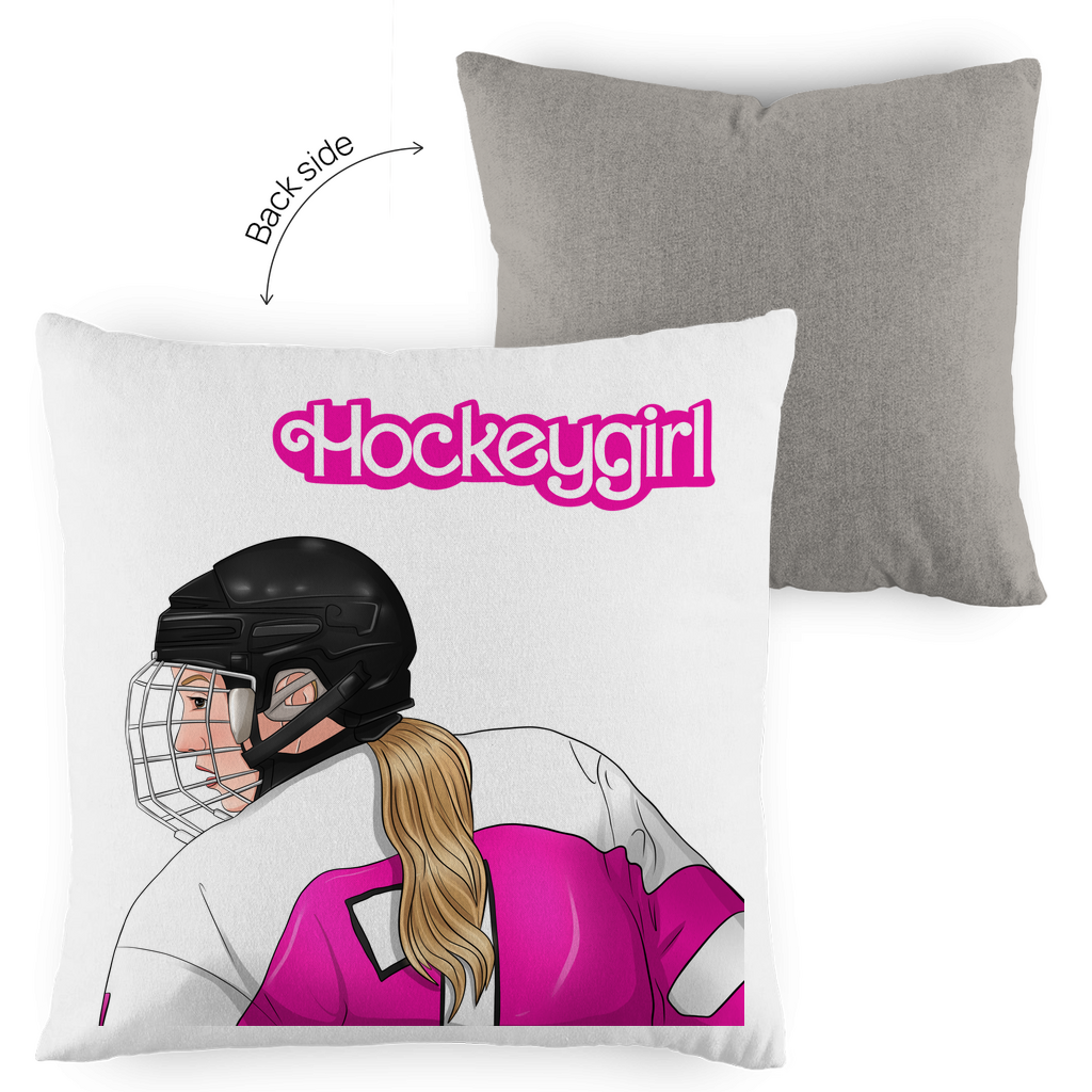 Kopfkissen zweifarbig HOCKEYGIRL