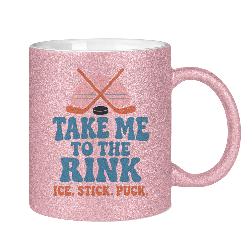Glitzertasse TAKE ME TO THE RINK