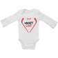 Babybody Langarm  HOCKEYLOVE STICKHEART