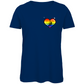 Ladies T-Shirt RAINBOW SKATE HEART