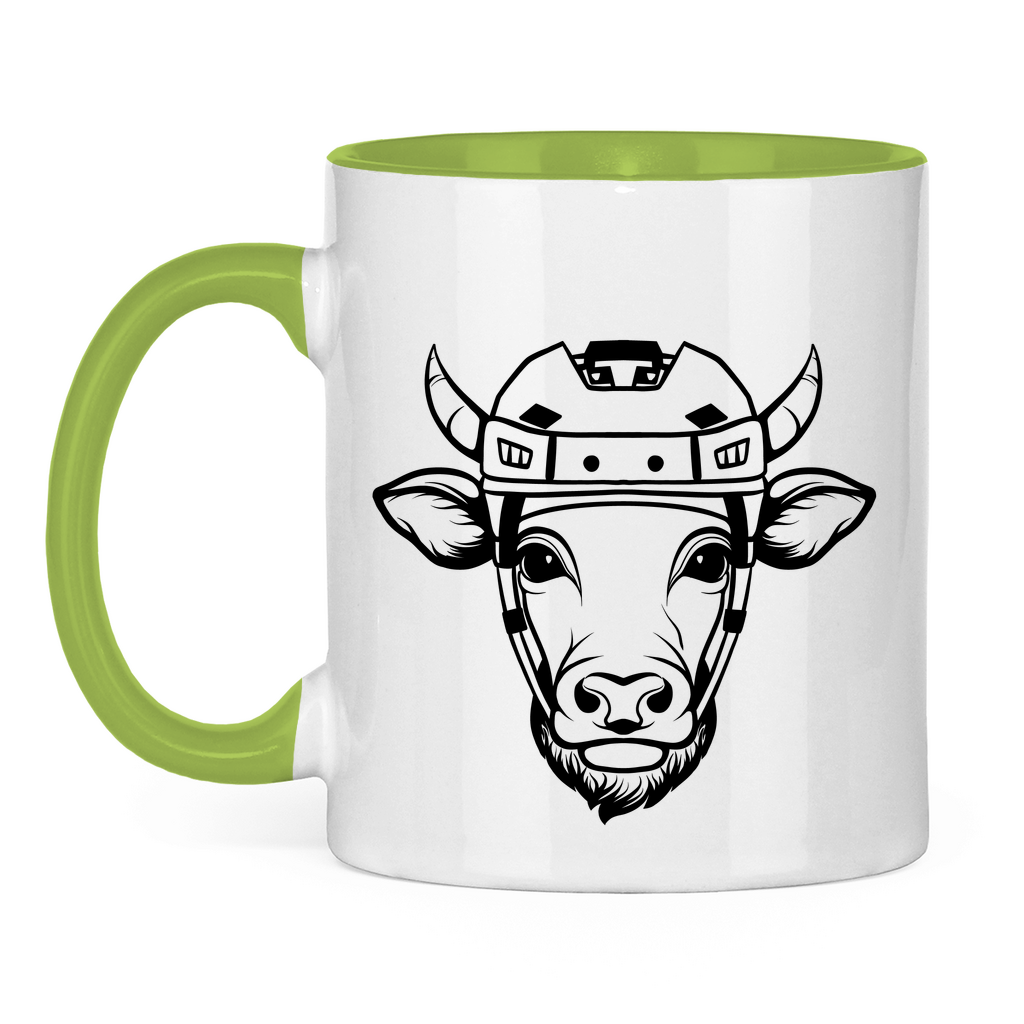 Tasse zweifarbig HOCKEYKUH