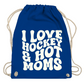 Turnbeutel I LOVE HOCKEY & HOT MOMS