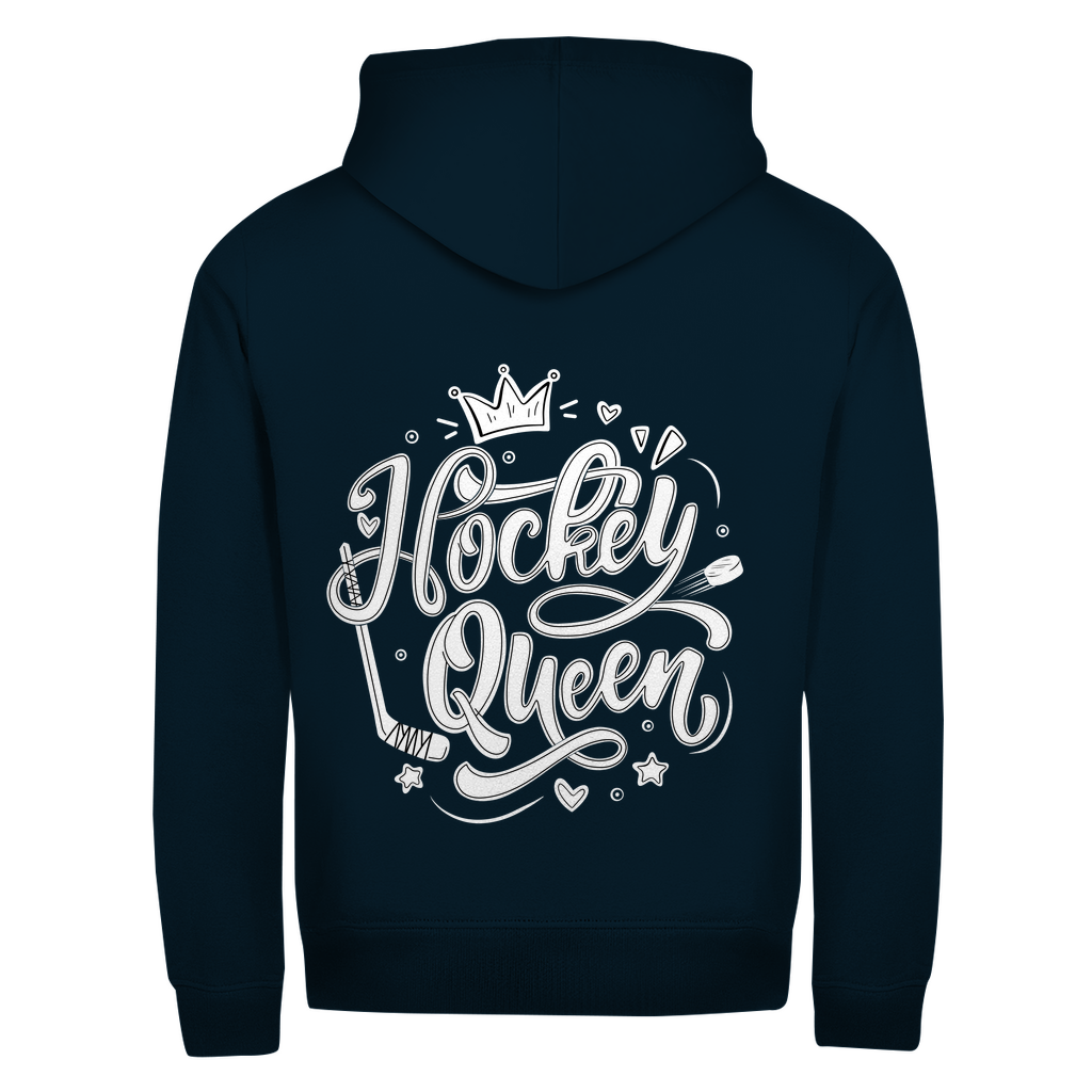 Unisex Zipper HOCKEYQUEEN II (front&back)