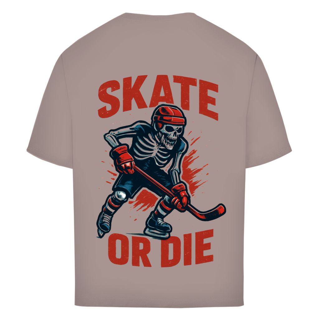 Oversize T-Shirt HALLOWEEN SKATE OR DIE (front&back)