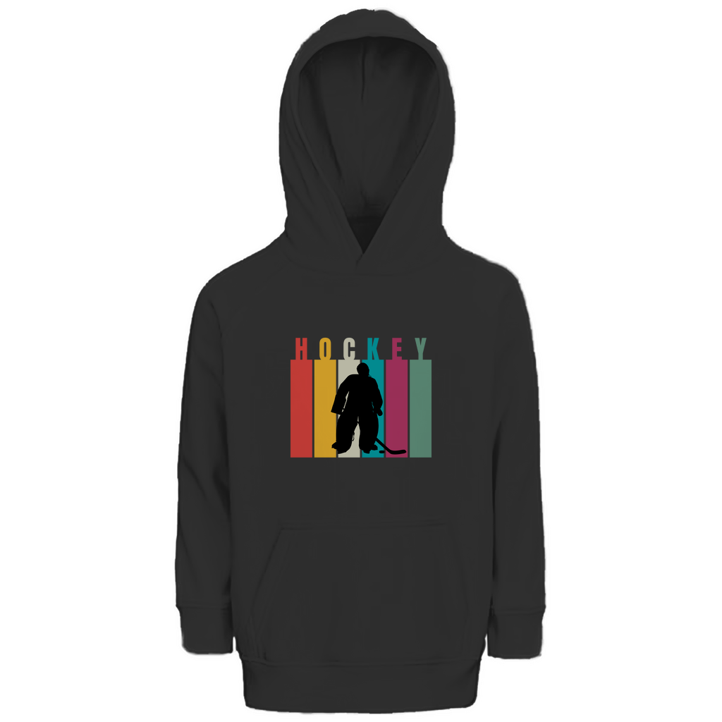 Kids Hoodie COLOURFUL HOCKEY GOALIE