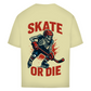 Oversize T-Shirt HALLOWEEN SKATE OR DIE (front&back)