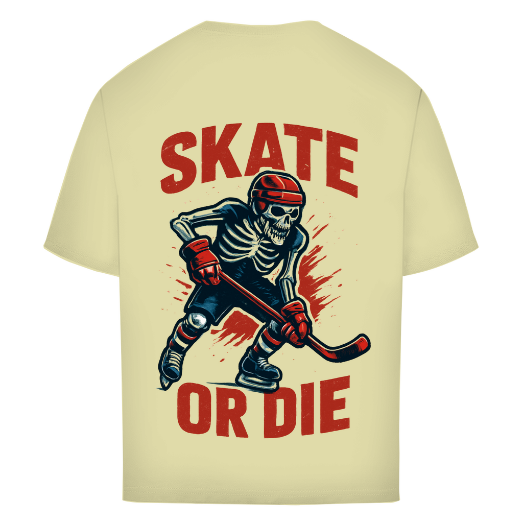 Oversize T-Shirt HALLOWEEN SKATE OR DIE (front&back)