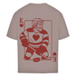 Oversize T-Shirt HOCKEY HERZKÖNIG (front&back)