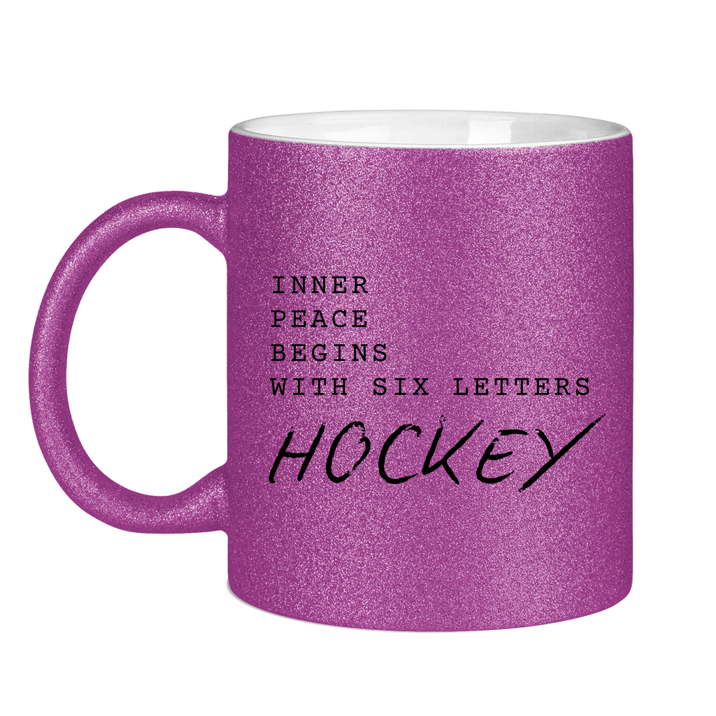 Glitzertasse INNER PEACE