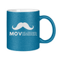 Glitzertasse MOVEMBER