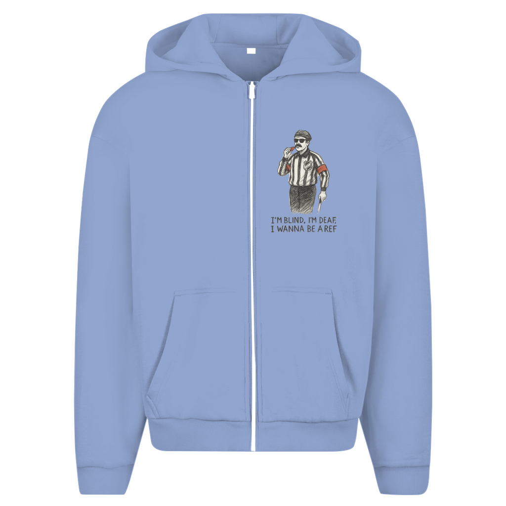 Oversize Zipper WANNA BE A REF (front&back)