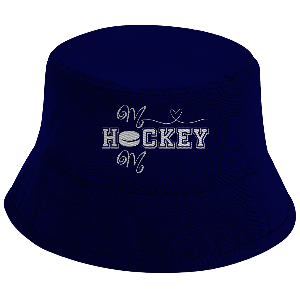 Bucket Hat HOCKEY MOM HEART