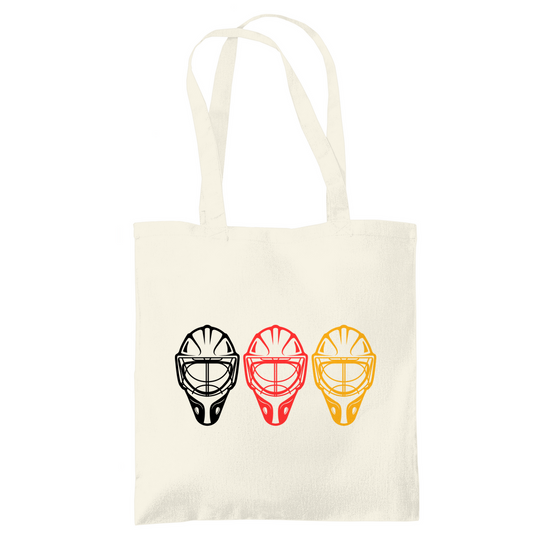 Tragetasche TEAM GOALIE MASKE SCHWARZ-ROT-GOLD