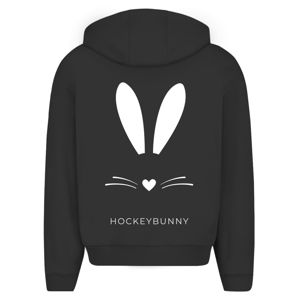 Oversize Zipper HOCKEYBUNNY (front&back)
