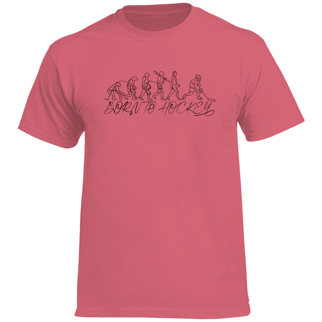 T-Shirt BORN TO HOCKEY EVULUTION