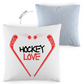 Kopfkissen zweifarbig HOCKEYLOVE STICKHEART